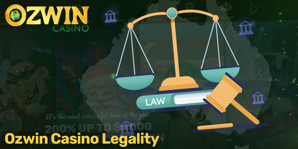 The legality of the Ozwin casino in Australia