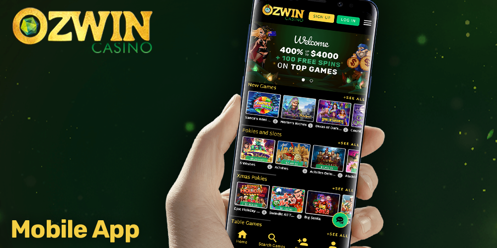 Ozwin casino mobile app for Aussie