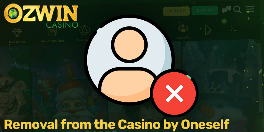 Delete Ozwin Casino account